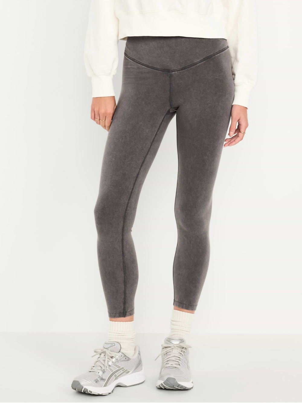 NWT Old Navy High Waist Powerchill Cotton Leggings in Washed Panther